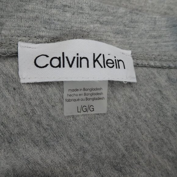 Calvin Klein Sleeveless Jumpsuit Romper Women's Size L Gray Stretch - Picture 10 of 12